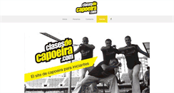 Desktop Screenshot of clasesdecapoeira.com