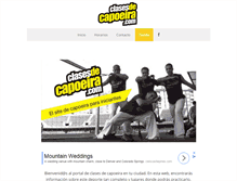 Tablet Screenshot of clasesdecapoeira.com